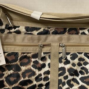 LeSportsac Flaxen Leopard Deluxe Everyday Crossbody Bag